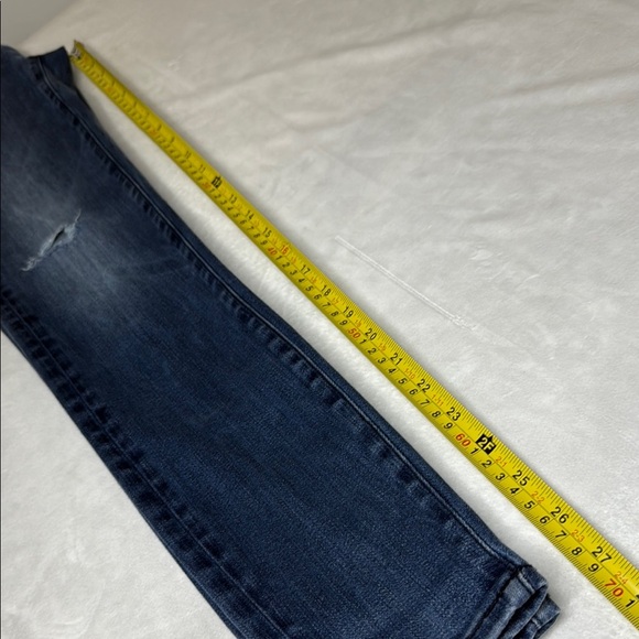 Pilcro and the Letterpress Blue High-Rise Skinny Jeans by ANTHOLOGY S 25 STRECH - Picture 6 of 11